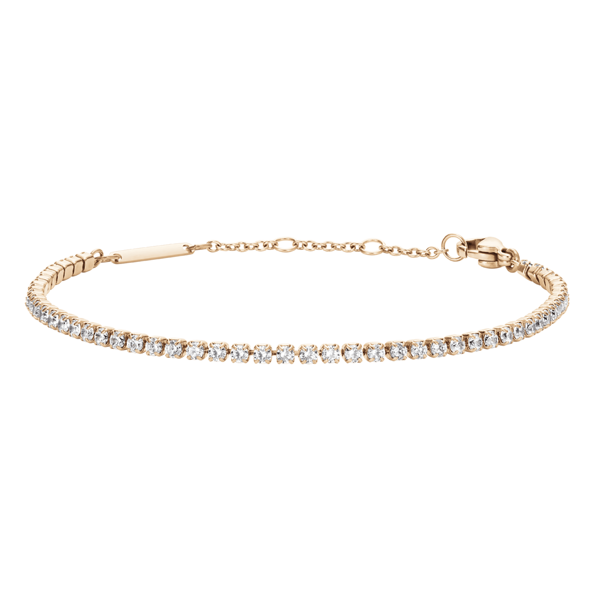 Tennis bracelet real gold sales