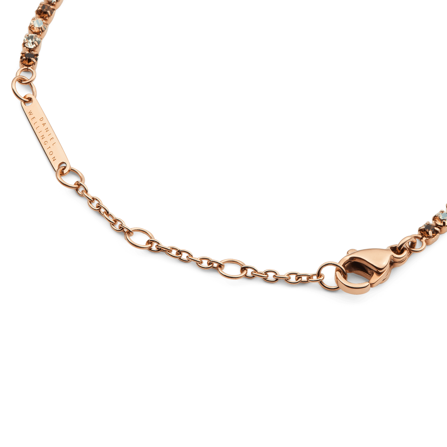 Classic Tennis Bracelet Honey Combo Rose Gold